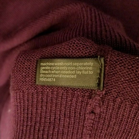 LIMITED Lightweight Wool Blend Sweater Purple M - Picture 6 of 9